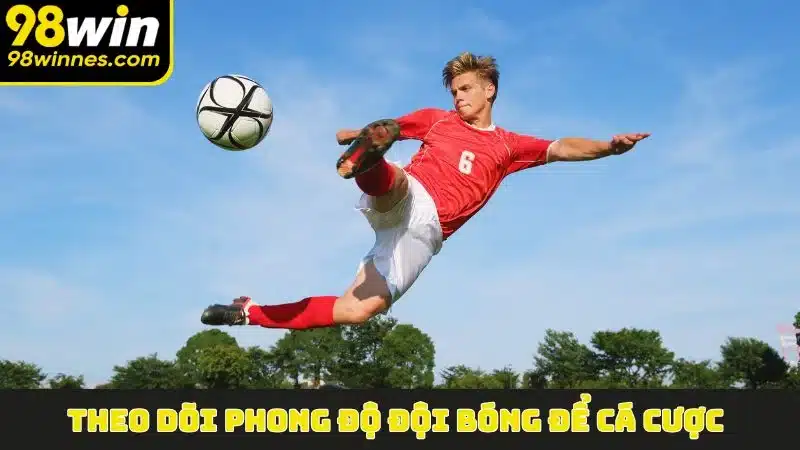 Theo dõi phong độ đội bóng để cá cược