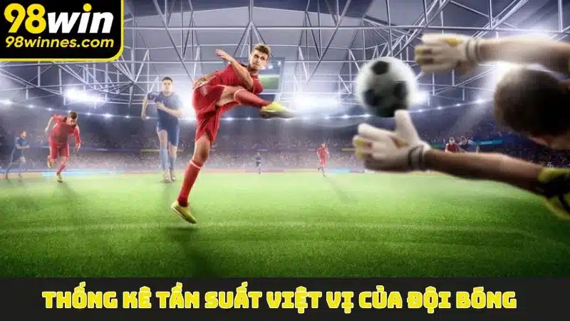 Thống kê tần suất việt vị của đội bóng