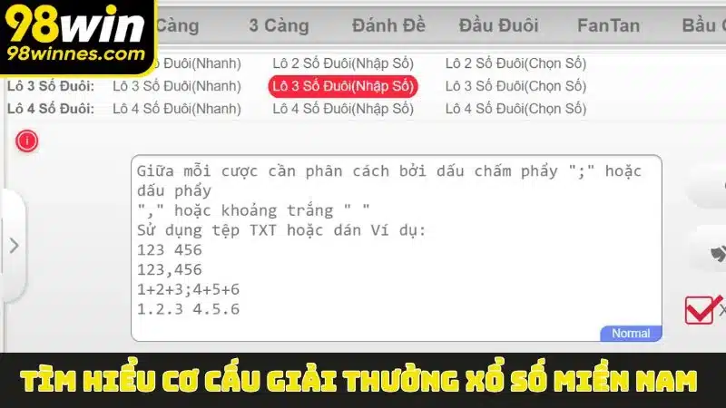 Tìm hiểu cơ cấu giải thưởng Xổ Số Miền Nam